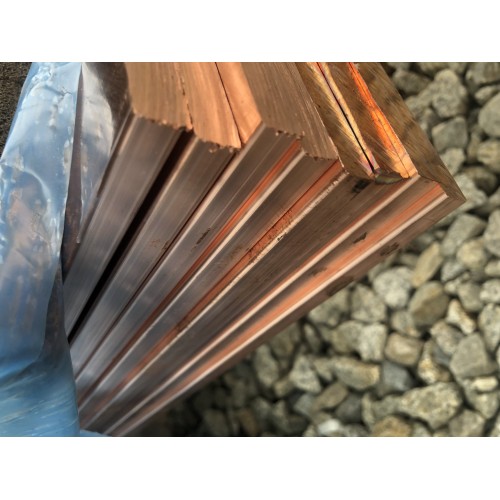 Шина Бронзовая (полоса) 250х1мм БрБ2 от 1 метра