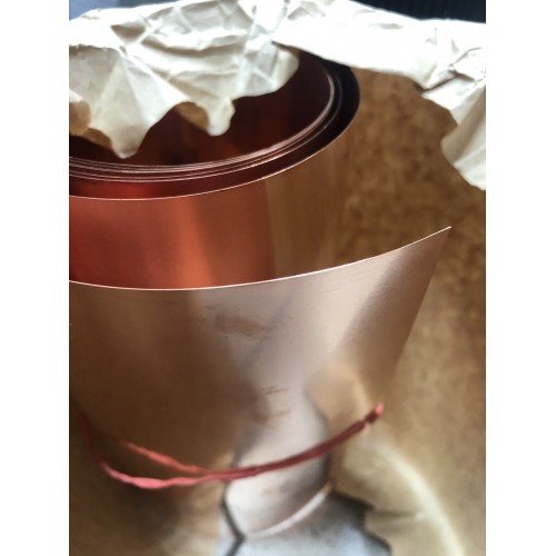 Медная рулонная фольга 0.1х60мм ДПРНМ ГОСТ 1173-2006